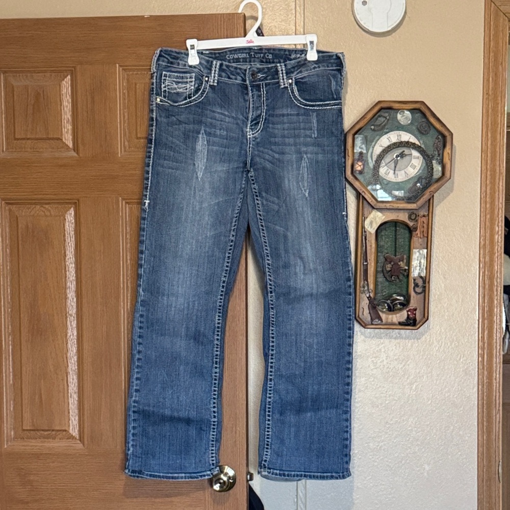 Cowgirl Tuff Women's Blue Boot Cut Jeans